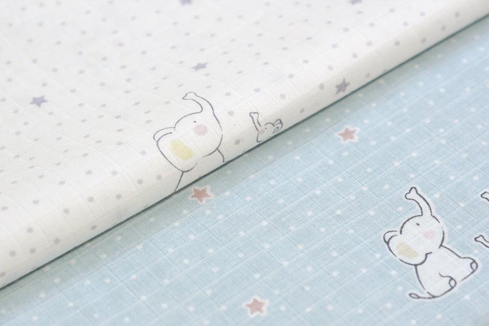 Contour de Lit de Bébé - Éléphant