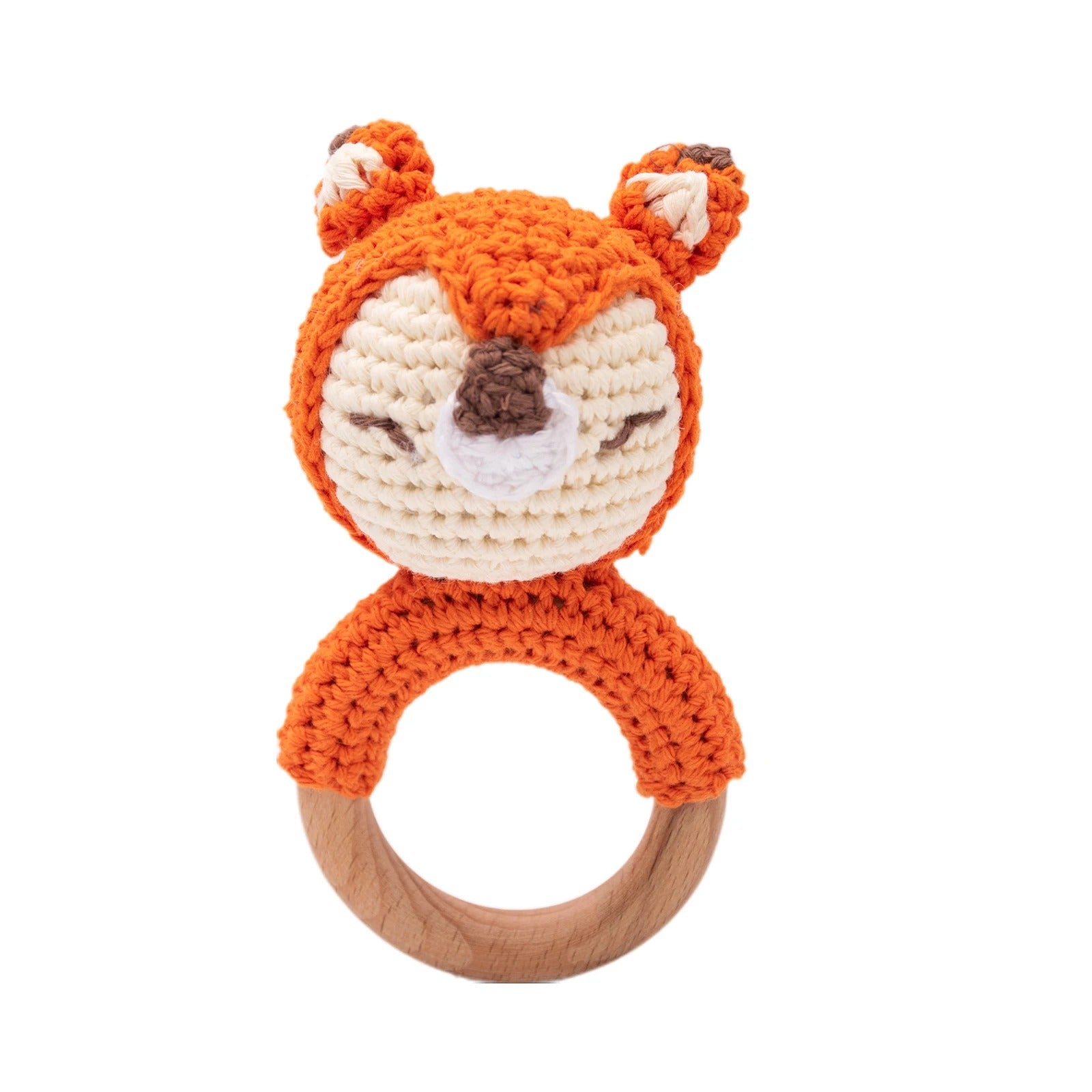 hochet-bebe-crochet-renardeau