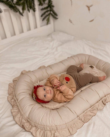 Réducteur de Lit Bébé - Beige