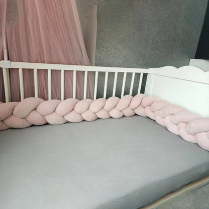 Tresse de lit - Rose dorée
